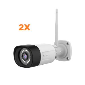 Kaksi Nivian WiFi-pakettien lisäkameraa Bullet Pro 3MP