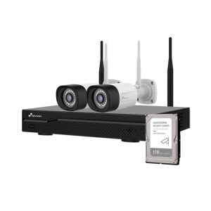 Celotron Nivian Pro 10-kanavainen – kahden kameran valvontakamerapaketti sis. 1TB kiintolevyn