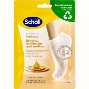 Scholl kosteuttava jalkanaamio (1 pari)