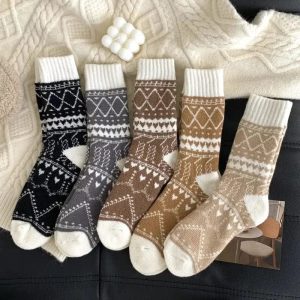 Pörröiset talvisukat (5-pack)